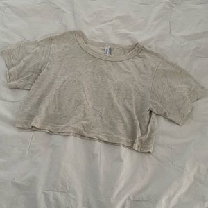 American Apparel boxy crop top